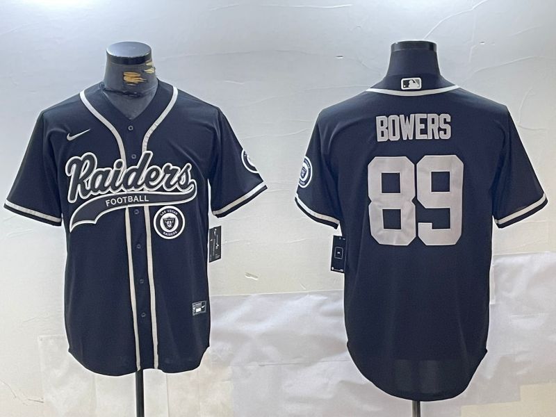 Men Oakland Raiders #89 Bowers Blue Joint Name 2024 Nike Limited NFL Jersey style 3->indianapolis colts->NFL Jersey